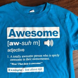 “AWESOME” graphic tee